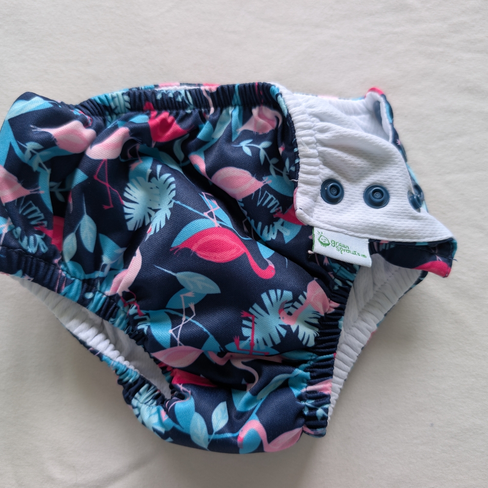 Charming Blue and Pink Swim Diaper Covers